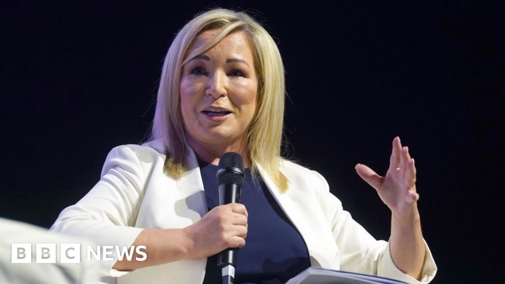 Michelle O’Neill speaks at united Ireland conference in Belfast