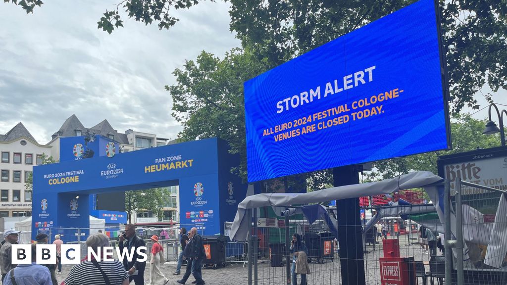 Events cancelled as storm forecast ahead of Scotland’s Euros clash