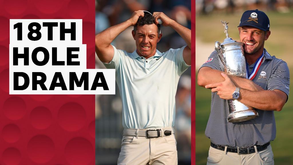 Watch: McIlroy's collapse as DeChambeau wins US Open