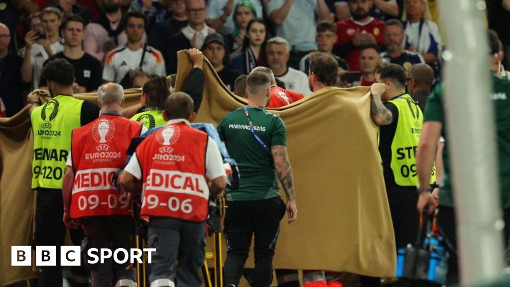 Euro 2024: Hungary’s Barnabas Varga stable after going off on a stretcher