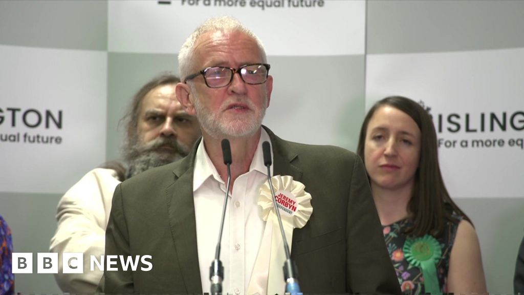 Cheers as Corbyn holds Islington seat as independent