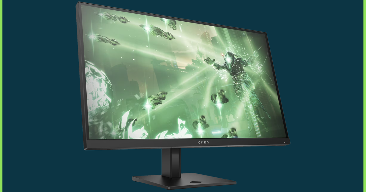 This 27-inch HP Omen QHD monitor with 165Hz refresh rate is now just £199