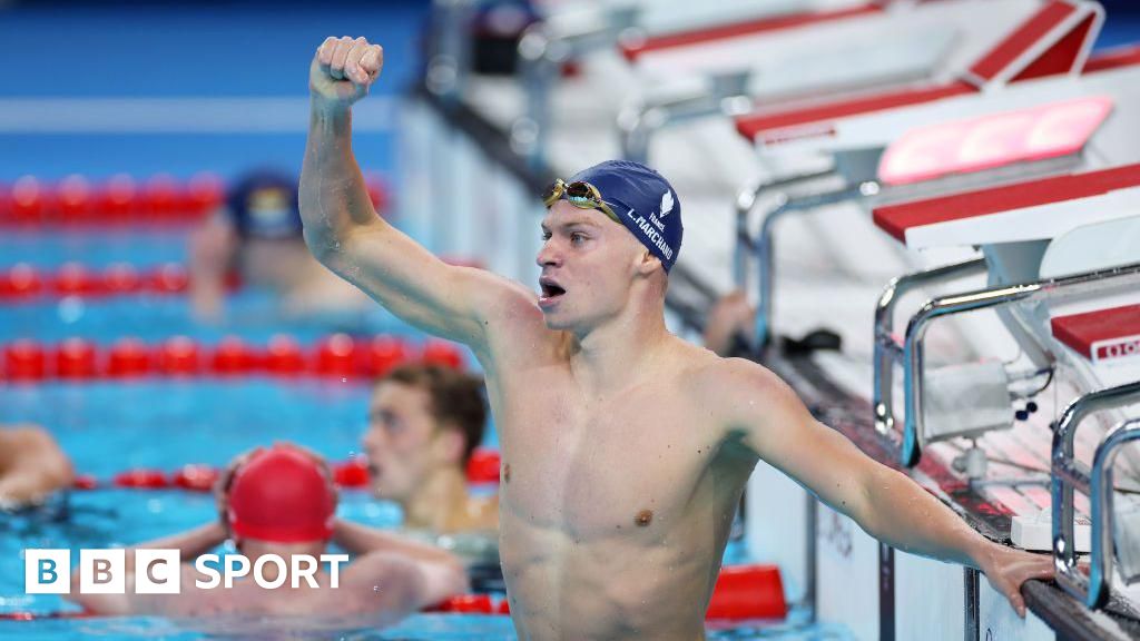 Olympic swimming: France’s Leon Marchand wins 400m medley gold in Olympic record time