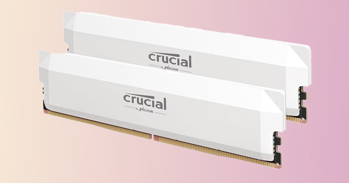 This trendy and speedy 32GB Crucial Pro DDR5-6000 RAM kit is better than half price